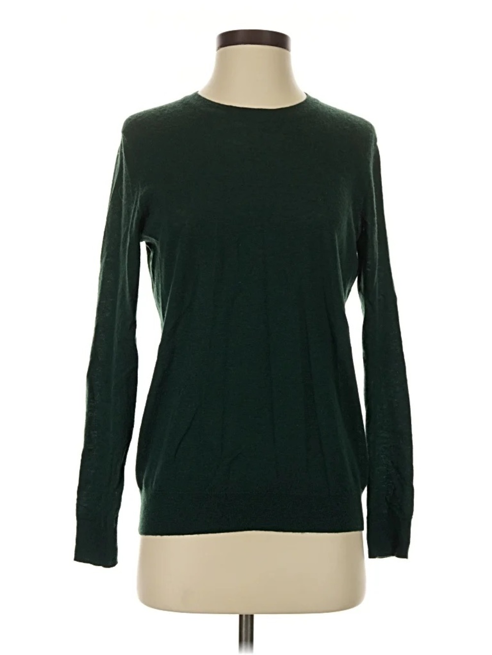 Tory Burch 100% cashmere dark green pullover sweater Sz XS